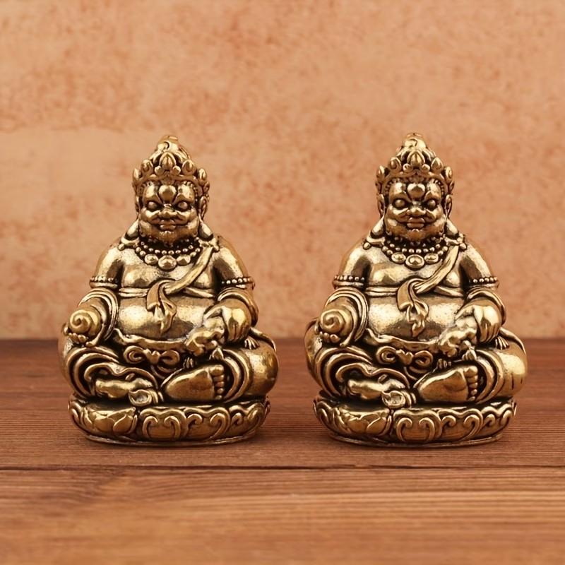 God of Wealth Figurine, Lucky Money Charm Decor, Feng Shui Home Office Decoration, Prosperity and Good Fortune Symbol, Feng Shui Ornaments