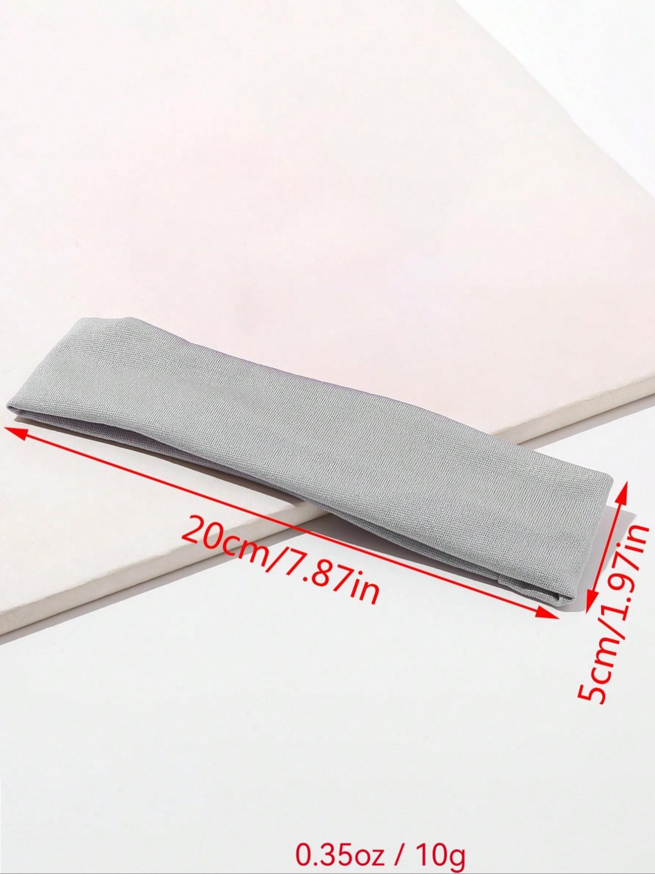 6pcs Thin Sweat-Absorbent Non-Slip Elastic Headbands, Basic Colors Headbands for Daily Use & Sports, Sweat Absorbing Headband, Workout Headband, Accessories Head Scarf Sweatband Set