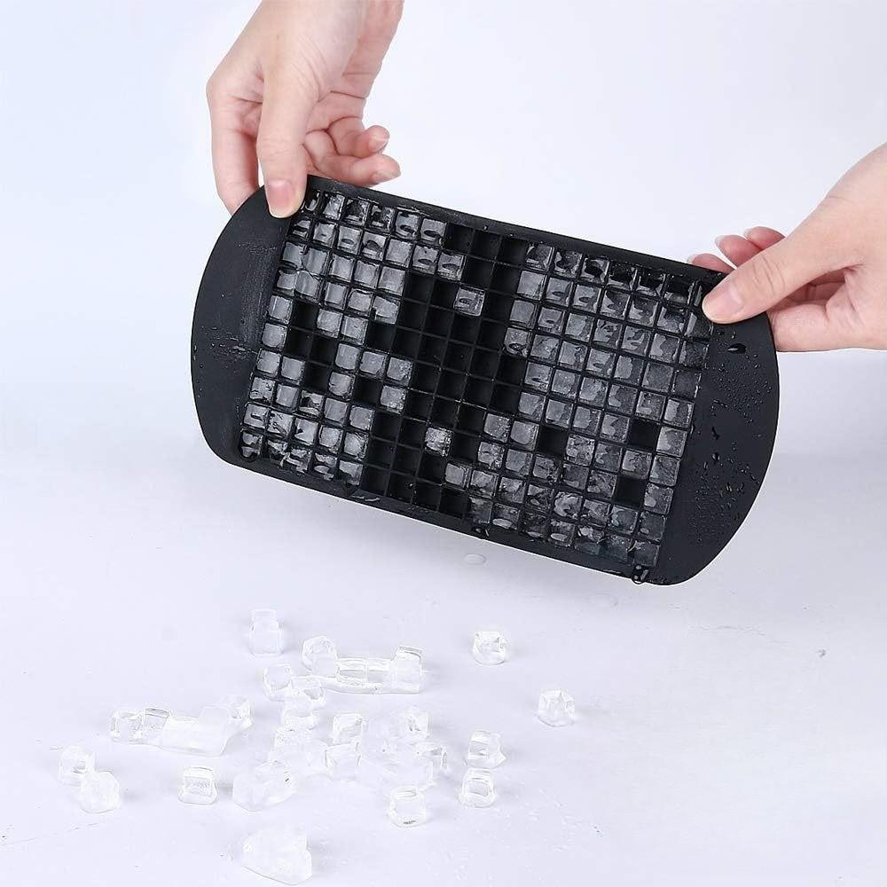 Silicone Mini Ice Cube Tray, 1pcs with 160 Ice Cube Molds, Easy Release Small Ice Cubes, Stackable Ice Tray, Kitchen Gadget, Freezer Accessory