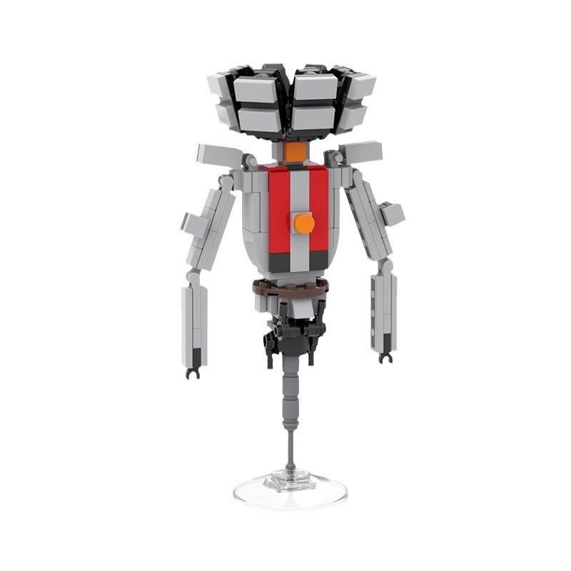 177 Pieces Mechanical TV Shape Building Blocks, Assemble Mecha Model, Educational Toy for Boys, Desktop Decoration