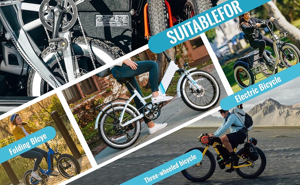 Hycline Fat Bike Replacement Tire/White: 20x4.0/26x4.0 Inch Puncture Resistant Folding MTB Bicycle Tires, All Terrain High-Density Bike Tires with Street or Trail Riding Cycling e bike bikes