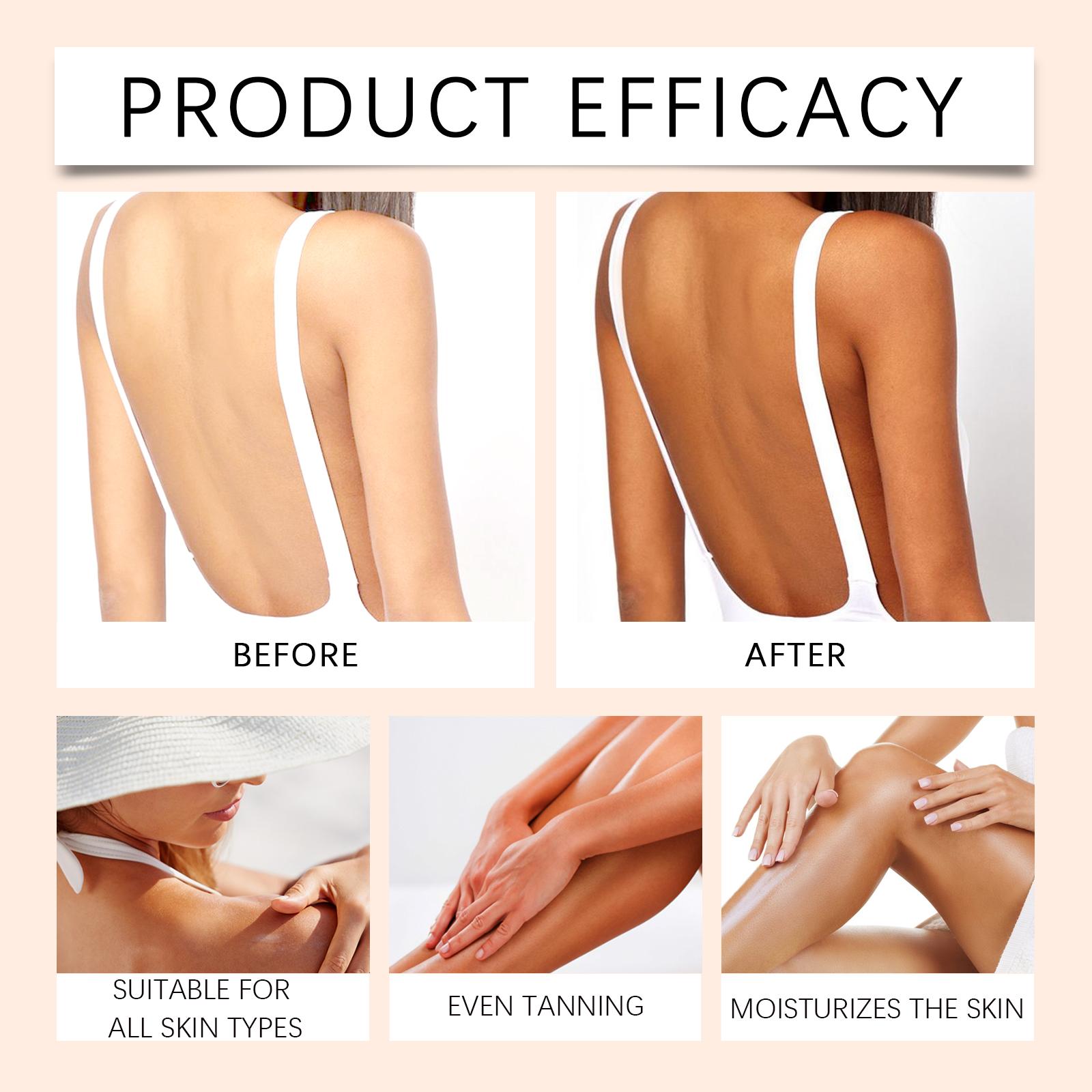 OceAura Body Darkening Oil - Body Care Products for Natural Look, Darkens Tan, Nourishes and Moisturizes Skin