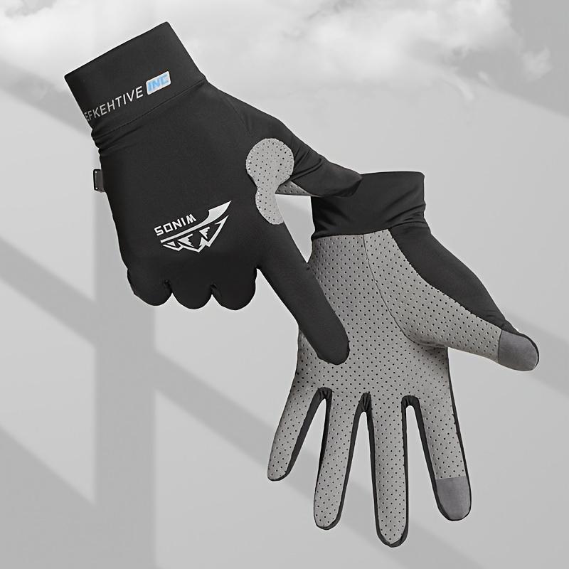 Outdoor Full-Finger Protective Gloves, Touchscreen Responsive, Non-Slip Palm, Multi-Functional Sports Gloves for Hiking, Cycling, Fitness