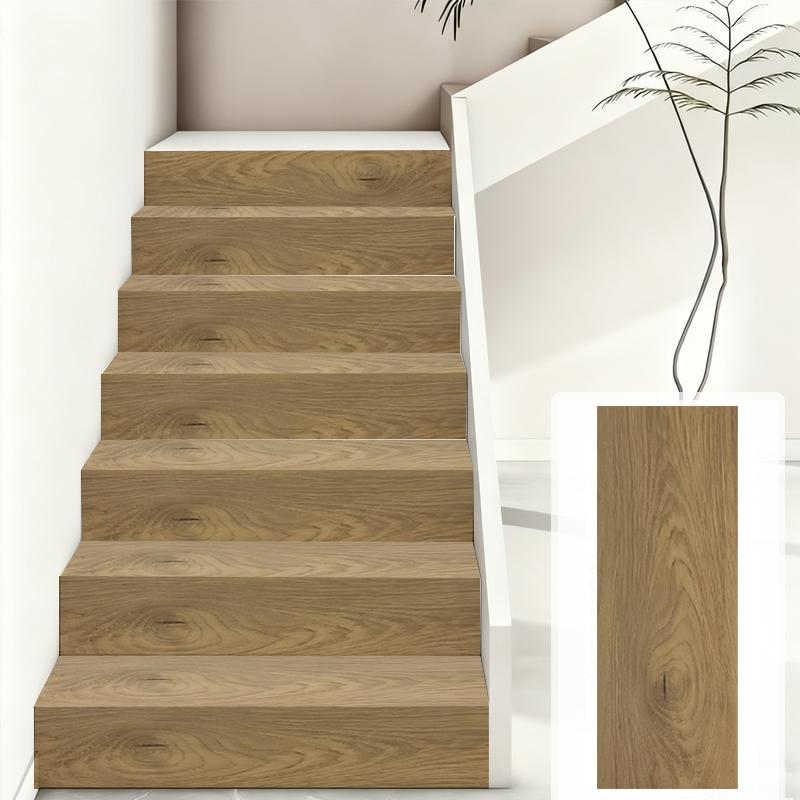 30 Pcs Glossy PVC Self-Adhesive Wood Grain Floor Stickers, Durable Waterproof and Oil-Proof Flooring Patchwork for Universal Home Use