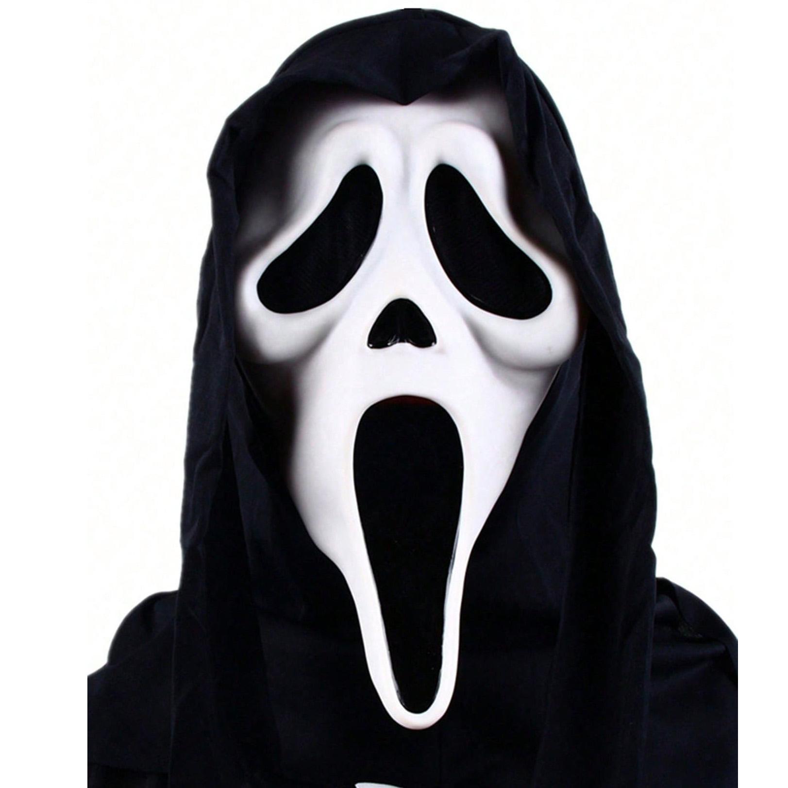 Scary Funny Screaming Face Mask, Adult Prom Props, Latex Npc Play Props, Holiday Dress-Up Props, Halloween Costume Accessory