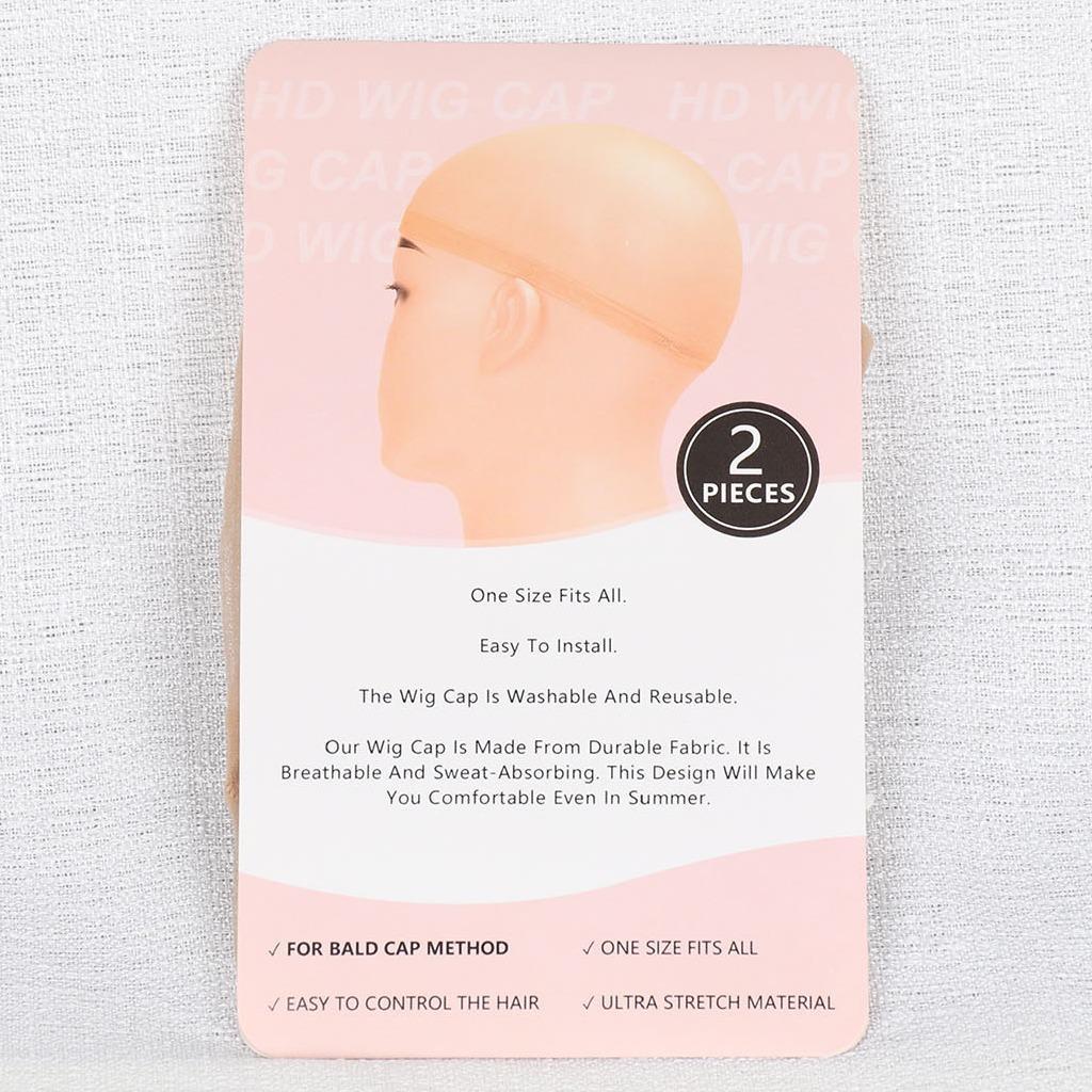 [Not For Sale] Bling  Hair Wig Cap（1 HD & 1 Transparent） with Wig Purchase-AutomaticallyIncluded with Any Wig Purchase