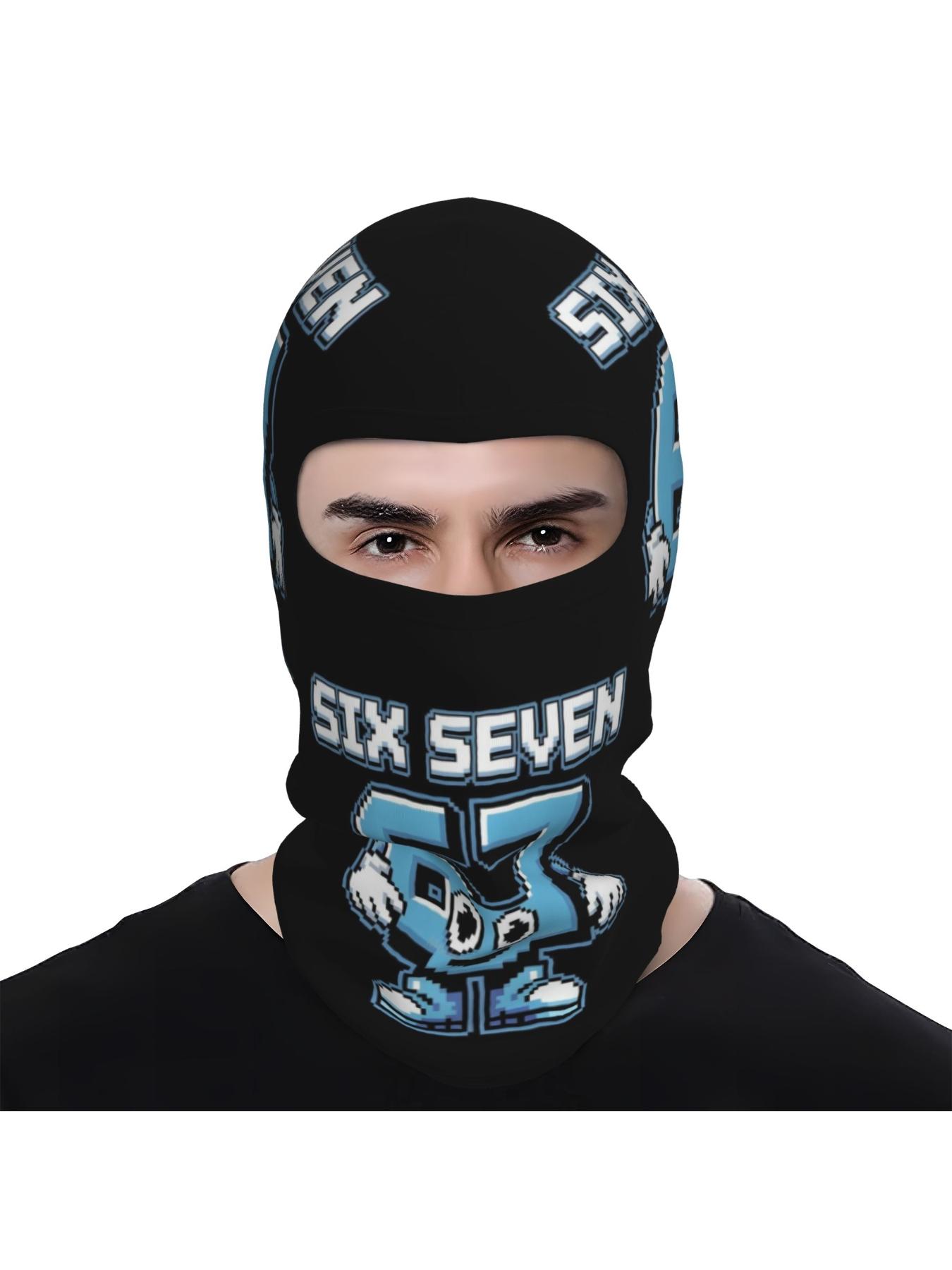 1 piece 67 Meme Gen Alpha Slang Face Mask Full Coverage Windproof Breathable Face Mask with for Muertos Lightweight Durable Ideal Costume Party Accessory Gift