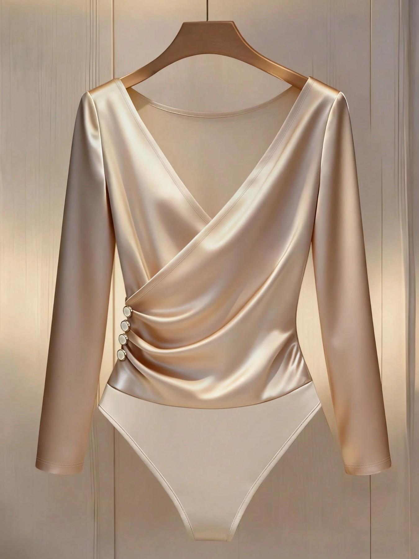 Women's Casual V-Neck Sleeveless Jumpsuit, Elegant Knit Fabric, Slim Fit, All Seasons Wear, Versatile Layering Option