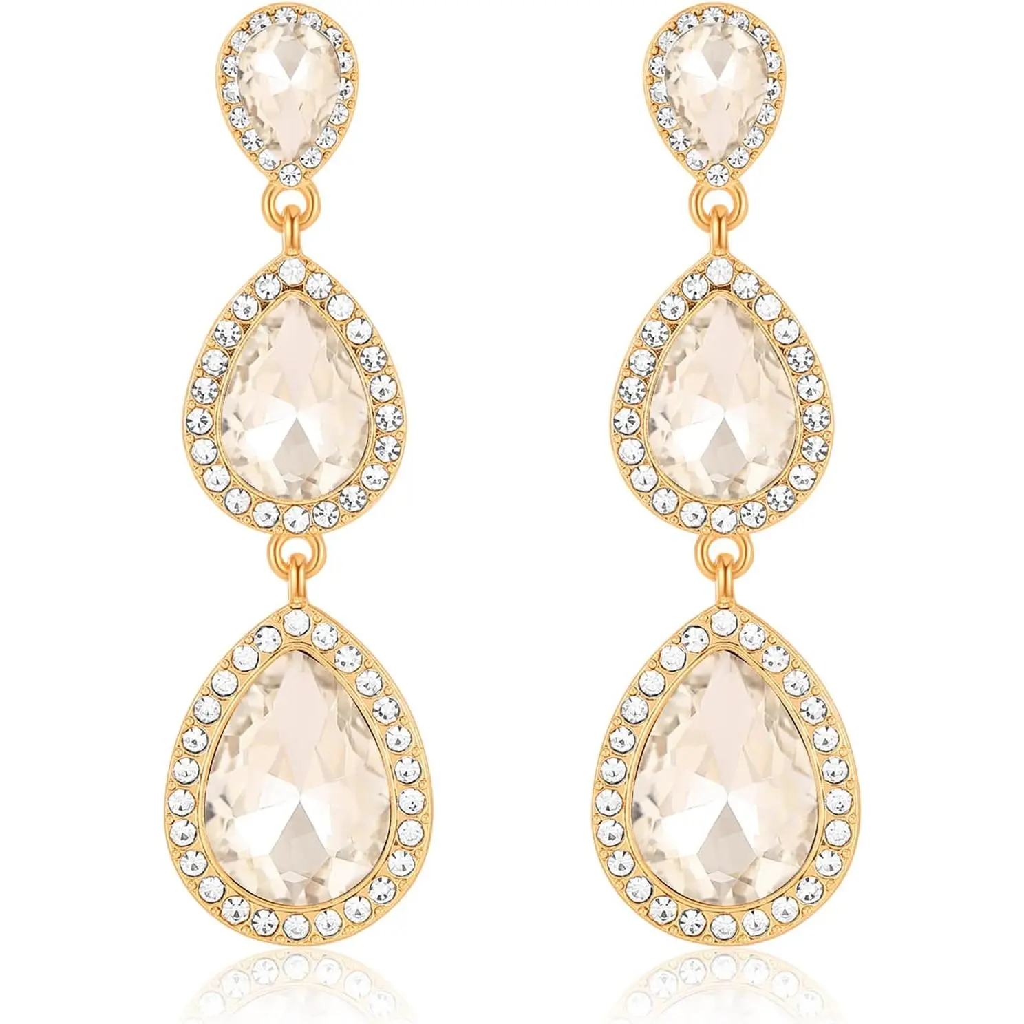 B07 Clear Gold-Tone