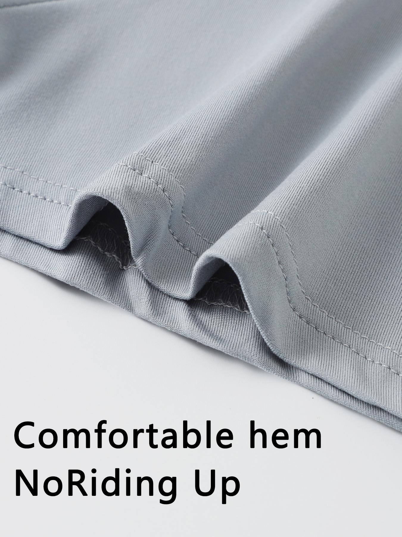 3 Pack Street Style Men's Boxer Briefs, 100% Cotton Breathable Underwear, Trendy Waistband Design, Men's Boxer Shorts