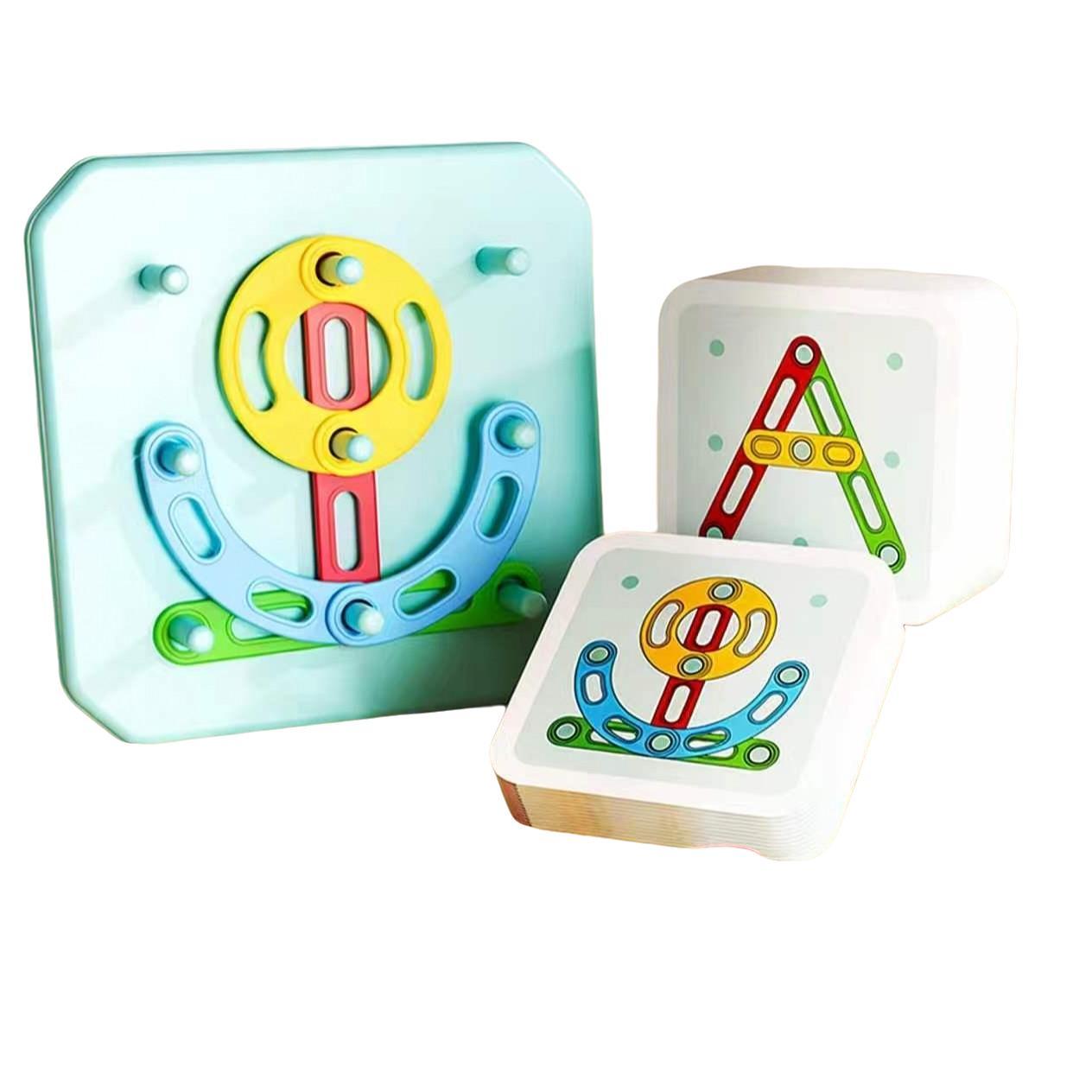 A set of versatile stackable column-shaped children's toys, early education toys, puzzle toys, geometric matching creative game toys, learning toys, holiday gifts, birthday gifts, suitable for children aged 3