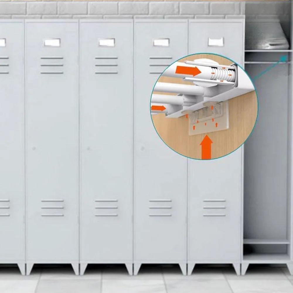 No Drill Shelf Supports, Heavy Duty Adhesive Brackets for Closet Organizer, Adjustable Dividers, Invisible Spacer, Bathroom & Kitchen Shelf Clips, Load-Bearing Removable Extenders, Wall Mounted Hooks, Moisture-Proof Storage Rack.