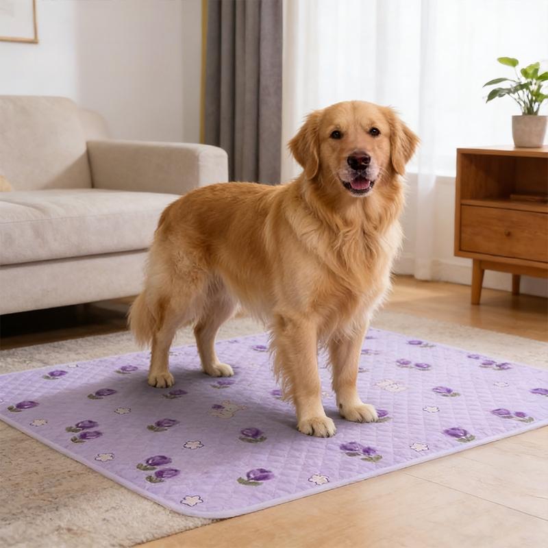 Extra-large reusable pet urine pad | High-quality leak-proof cage pad, made of machine-washable polyester fiber material, anti-slip and easy to clean, suitable for small to medium-sized and large pets such as dogs, rabbits, guinea pigs, hamsters and hedge