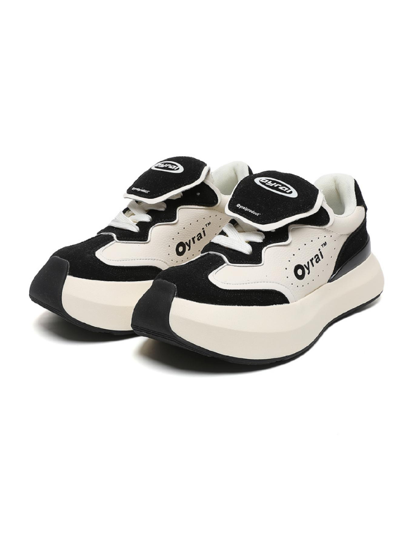 Unisex Thick Sole Casual Sneakers, Retro Laces Plaid Pattern, Breathable Rubber Bottoms, Ideal for All Seasons, Men & Women