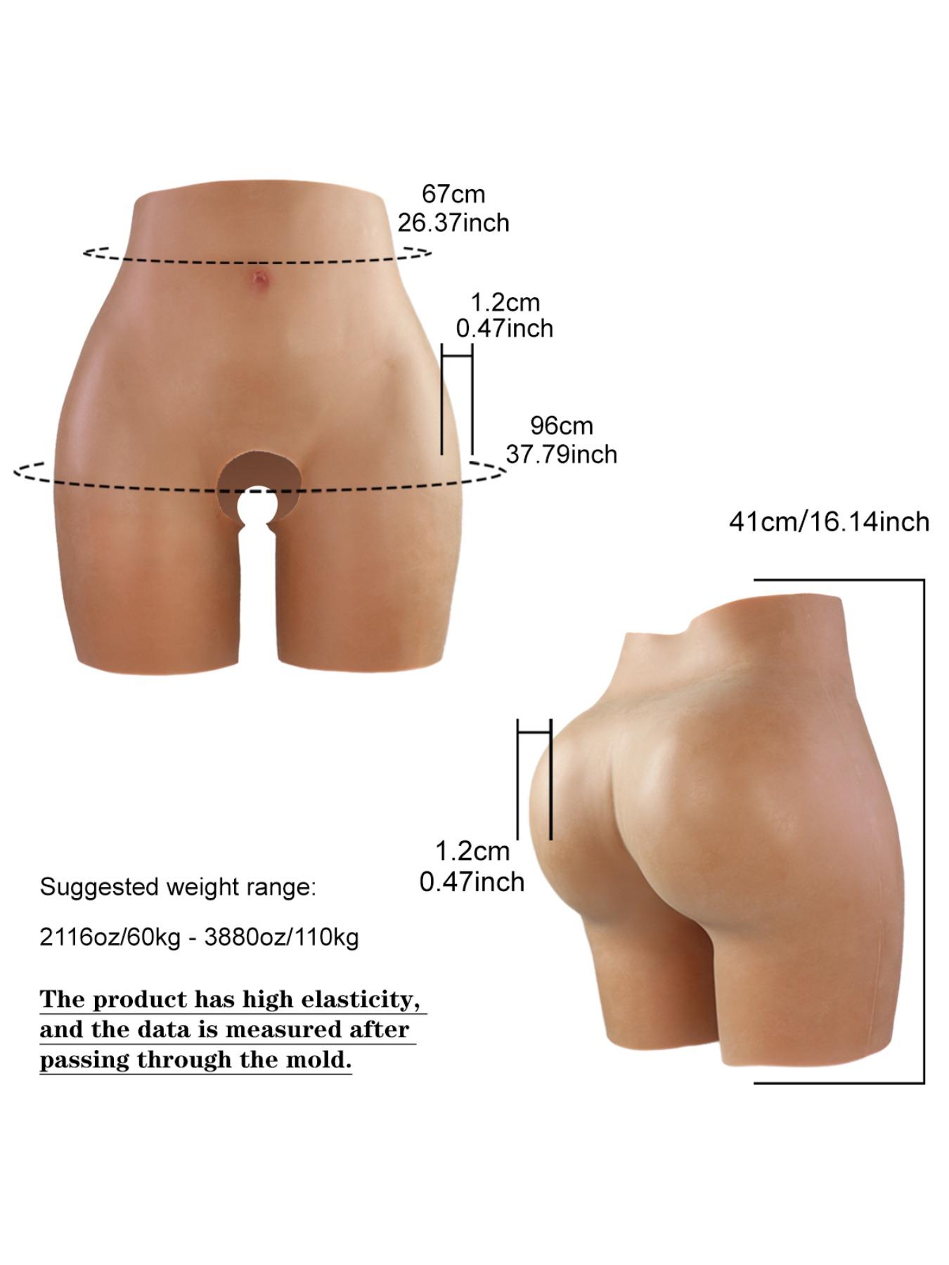 Silicone Butt Lifter Panties Hip Enhancer Thickened Waist Trainer for Curvy Body Shape No Seam Comfortable Wear