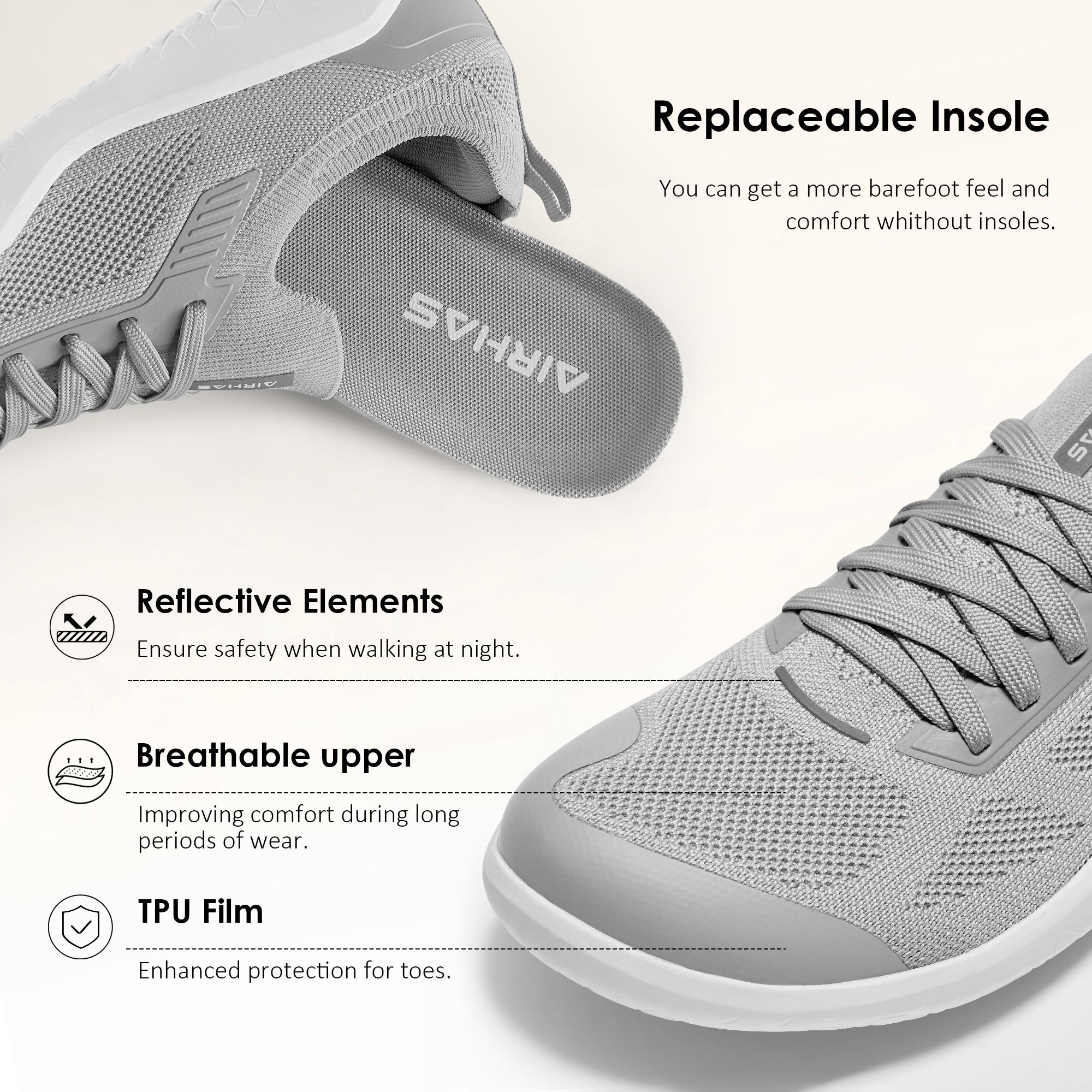 Airhas Womens Barefoot Minimalist Slip-on Shoes Zero Drop Walking Sneakers for Women Lightweight Casual Shoes #Outdoorfun