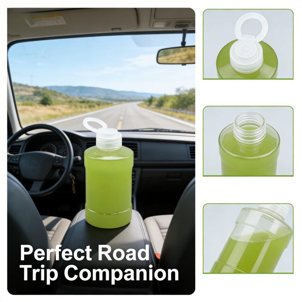 Random Style 500Ml/16.9Oz Mini Water Bucket with 8pcs Capped Beverage Bottles - Easy to Hang And Carry, Perfect for Parties, Cafes, And Outdoor Storage of Milk Tea, Juice, And Cold Drinks