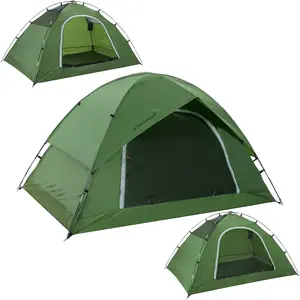 Camping Tent for 2 Person, 4 Person, 6 Person -  Two Person Tents for Camping, Small Easy Up Tent for Family, Outdoor, , Scouts in  Weather and   by