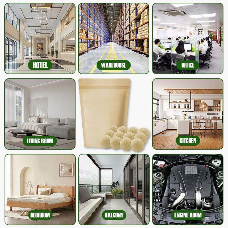 Natural Peppermint Repellent Balls • BUY 1 GET 1 FREE Popular Natural Rodent Repellent Balls! Infused with peppermint and lemon oil, these balls effectively deter squirrels, rats, spiders,