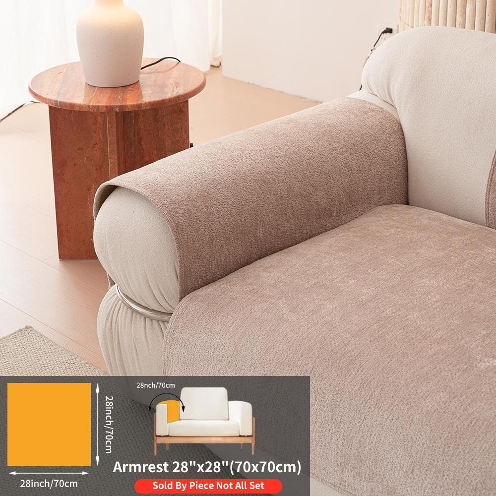 Anti-Slip Durable Sofa Cushion, Washable Pet Protection Cover, Soft Sofa Protector, Dustproof for Living Room and Office, Easy to Clean Cat Scratch Resistant