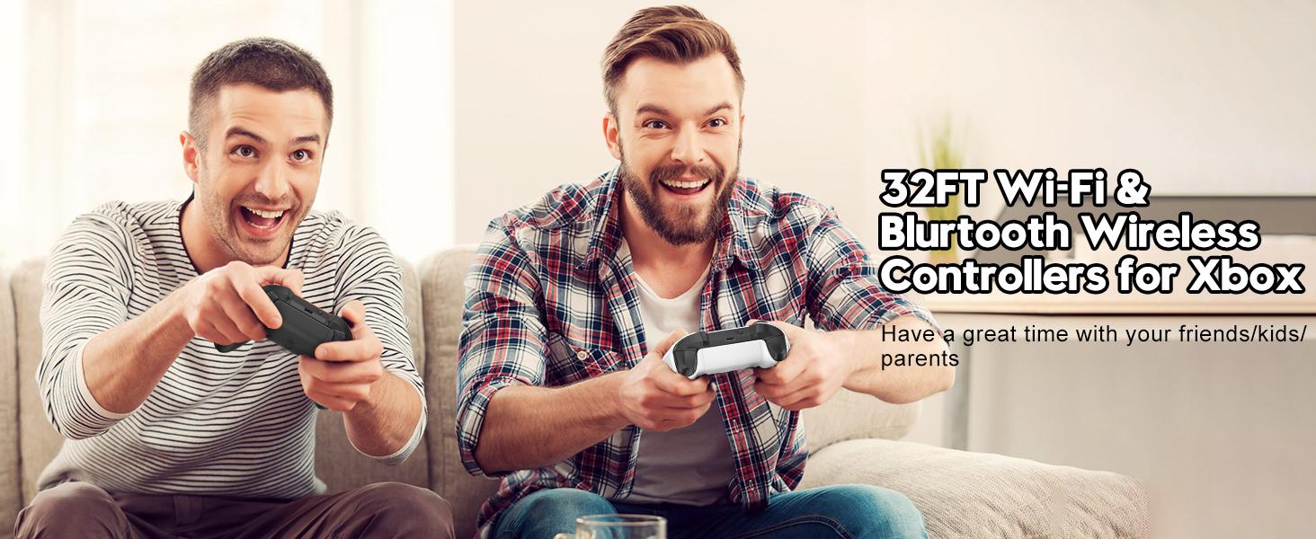 Xbox One S Wireless Controller Pro, Multi-Platform Gamepad for Xbox One/PC/Android/iOS with Turbo, Macro & Dual Vibration, Bluetooth/USB-C/WiFi Connectivity,TikTokShopStockUp Xbox One S Wireless Controller Pro, Multi-Platform Gamepad for Xbox One/PC/Android/iOS with Turbo, Macro & Dual Vibration, Bluetooth/USB-C/WiFi Connectivity,TikTokShopStockUp