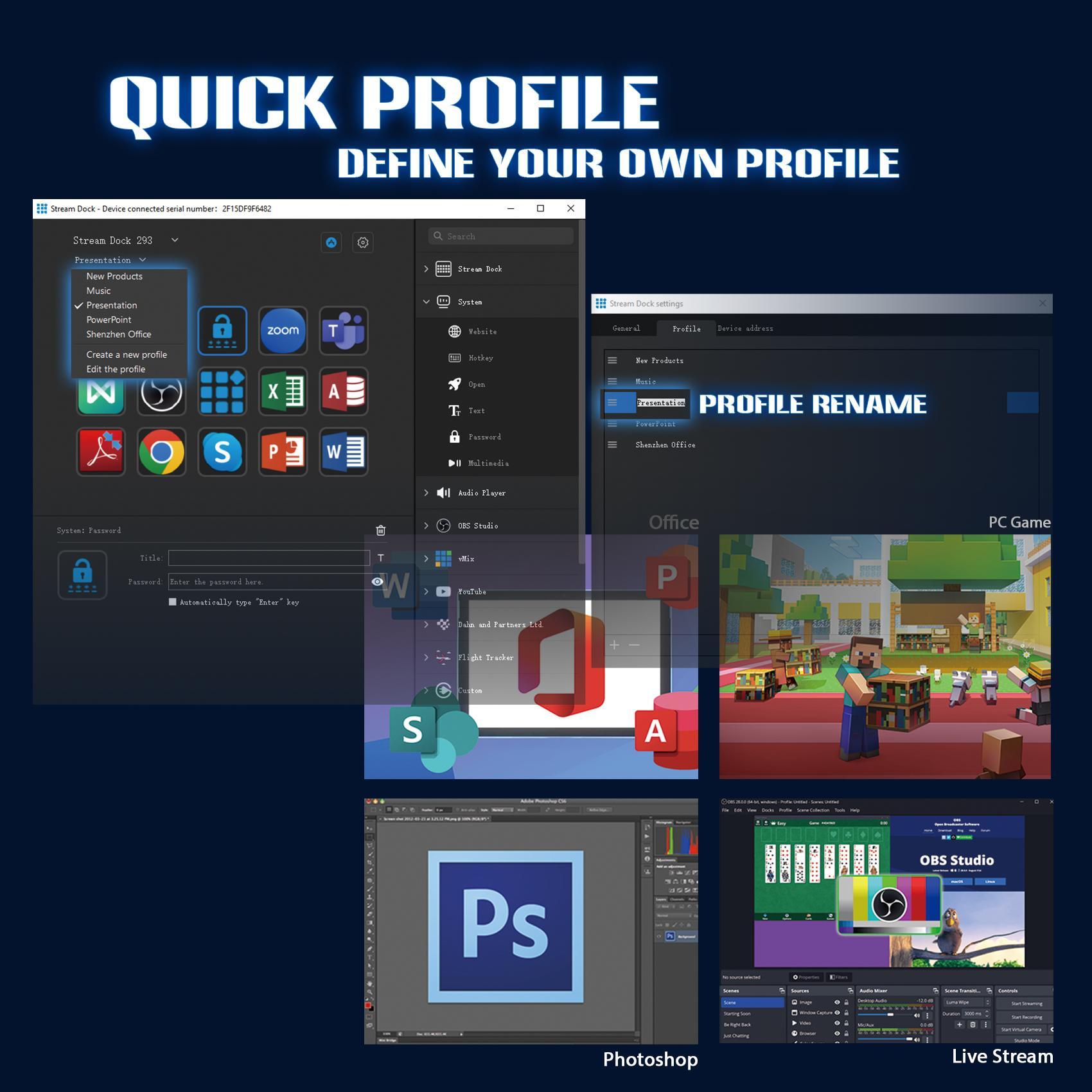 Mirabox 293s Streamdeck Visual Display 15 Keys Mini Keyboard Lcd Button Living Controller Button For Win/Macos Custom Desktop Decoration