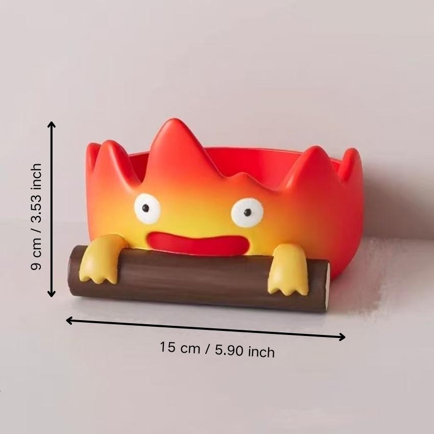 Creative Home Cartoon Decoration, Cute Flame Key Storage Display Piece, Living Room Gift Decor, Entrance Hall Accessory, Funny Home Decor