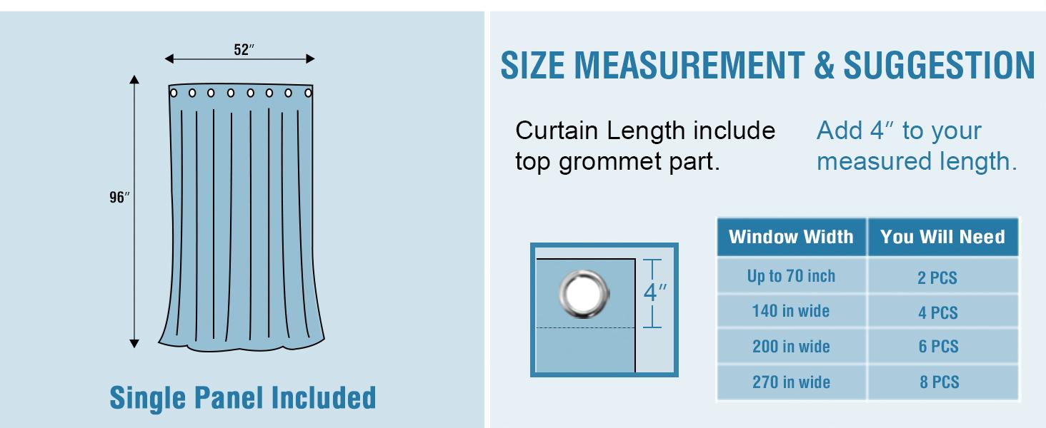 H.VERSAILTEX 2 Panels 100% Blackout Curtain for Bedroom Thermal Insulated Full Blackout Curtains for Living Room Energy Efficiency Window Draperies with Black Liners