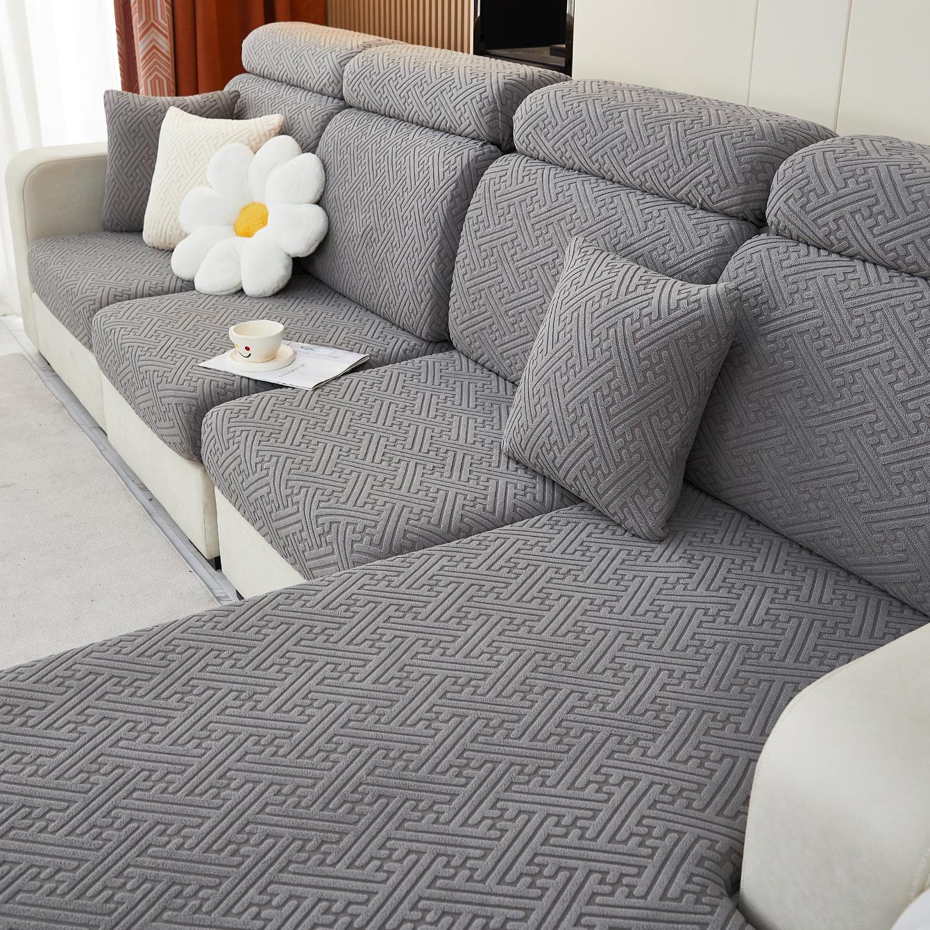 Dance Series Sofa Cover, Reusable All-Season Dustproof Cat Scratch Guard, High Wear Resistance, Non-Shedding Sofa Protector