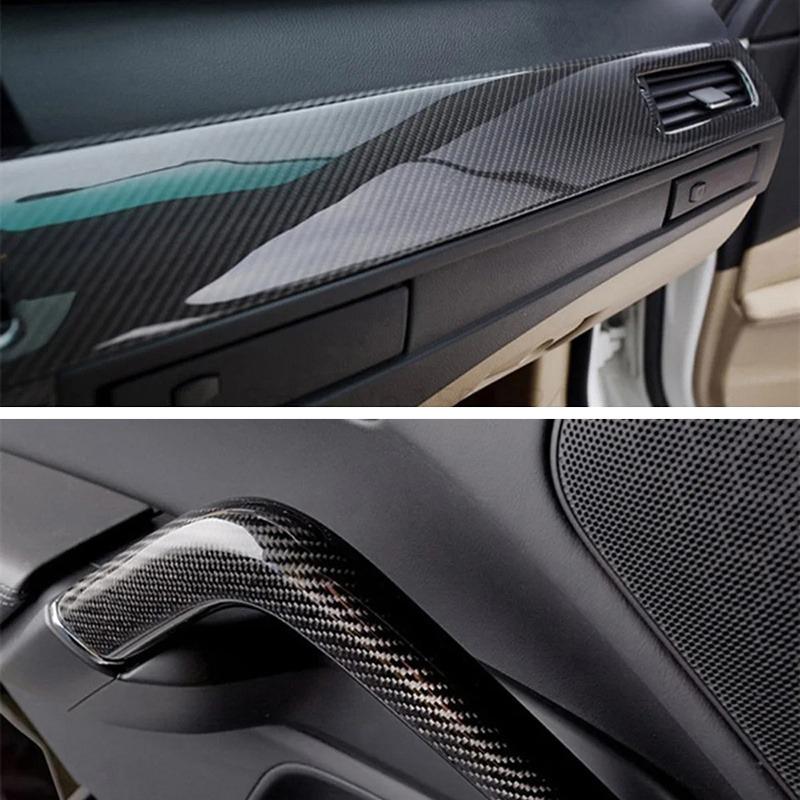 1PC 7.87x59.06-inch Vinyl 6D Carbon Fiber Car Sticker Is Waterproof and Easy To Apply Without Leaving A Trace Suitable for Car Hoods Jeep Trucks SUV Motorcycles Self-adhesive Protective Film for Car Beauty Enthusiasts Car Decals