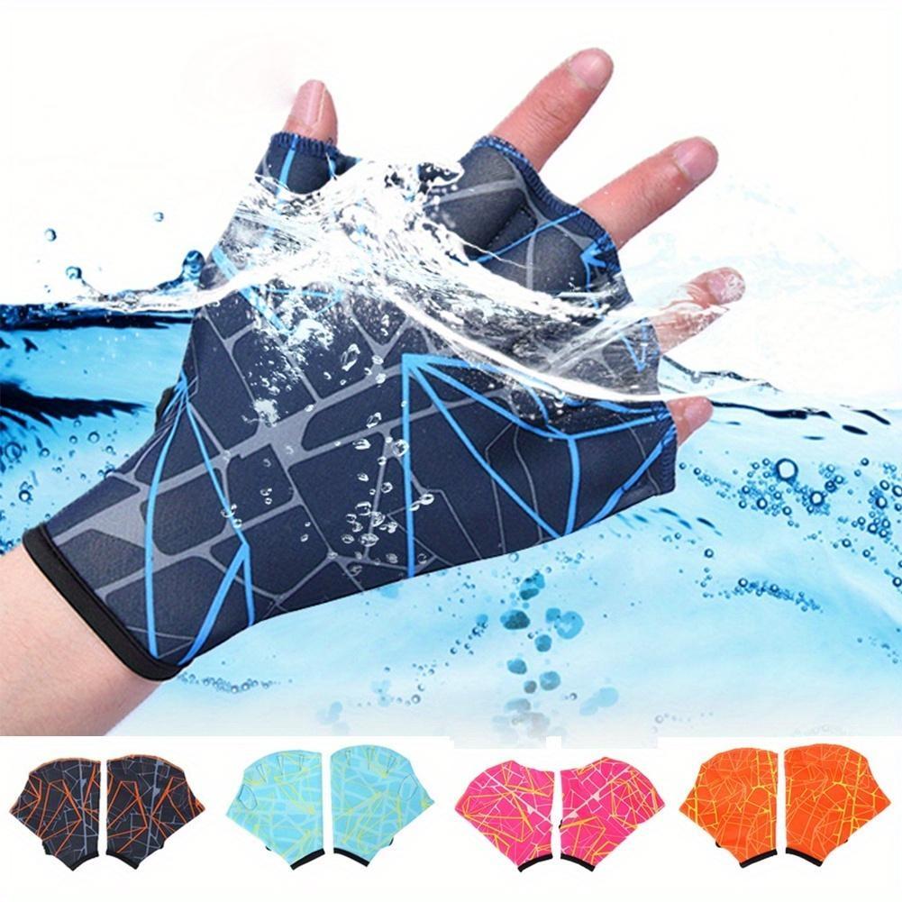 Men & Women Swimming Gloves Hand Fins, Water Sports Training Equipment, Ideal for Swimmers, Divers, Snorkelers, Dive Gear Accessories