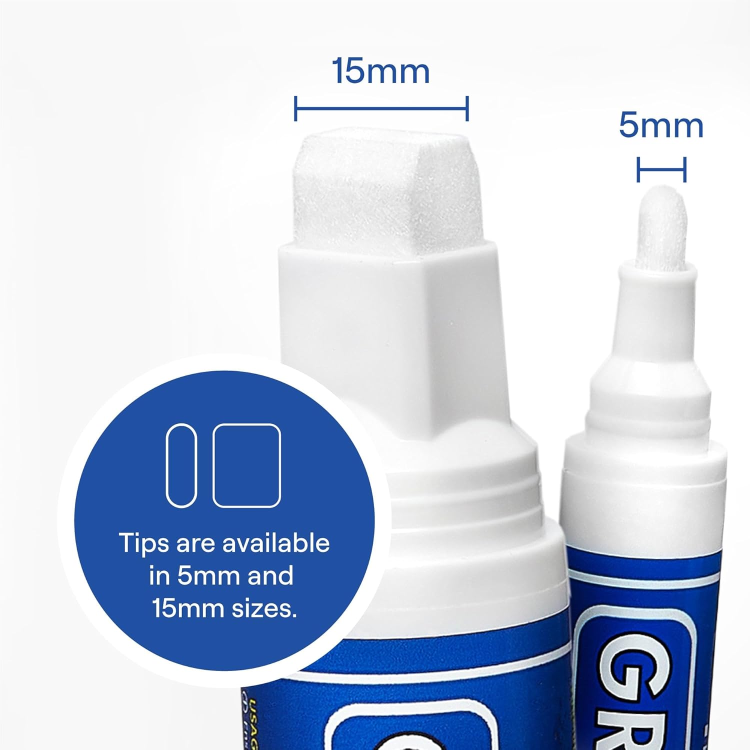 Grout Pen Light Grey Tile  Marker:  Grout , Tile Grout Colorant and Sealer Pen - Light Grey, Wide 15mm Tip (20mL)