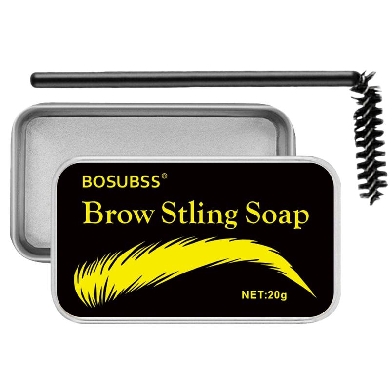 Hitworker Eyebrow Cream Soap, Long Lasting Natural Dye, Waterproof Eyebrow Gel, Refreshing Lash Primers, Transparent Brow Styling Wax, 1pc