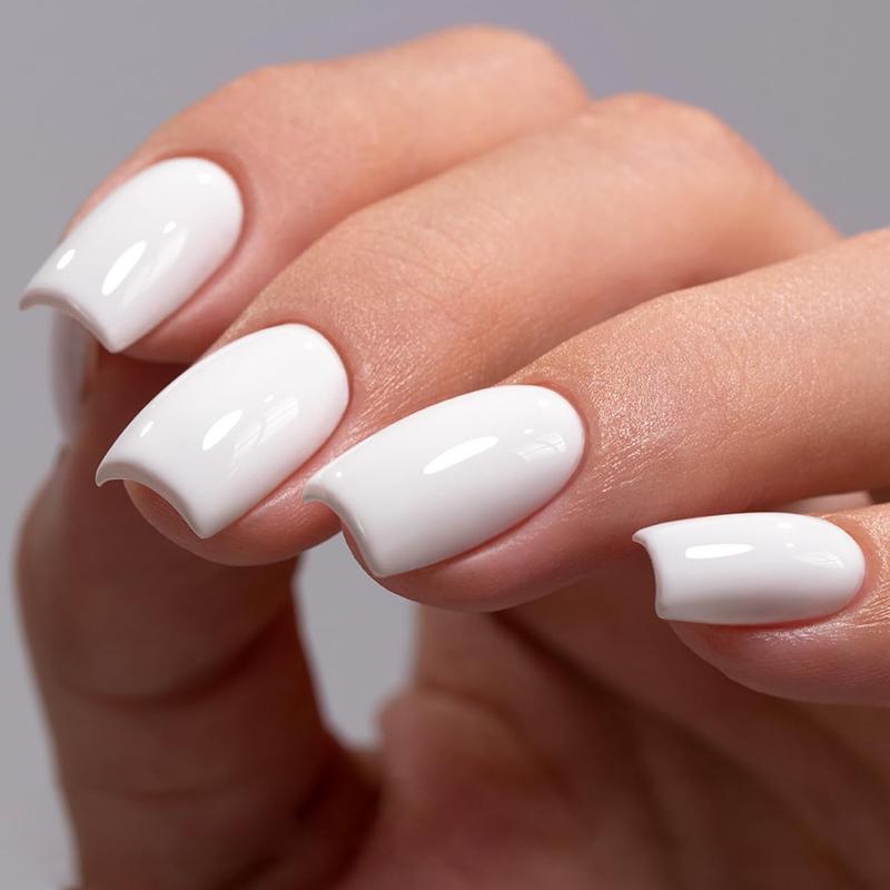 Puente 15ML Gel Nail Polish Pure White color gel polish long lasting Top Gloss Soak Off UV LED semi-permanent Nails Art Manicure Salon DIY Design at Home Gift