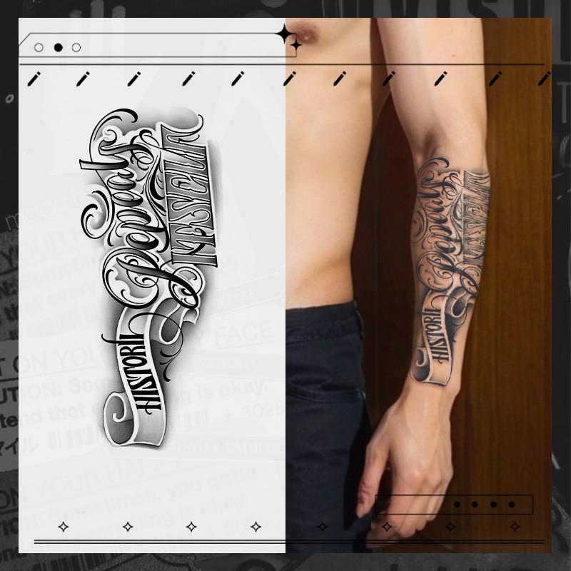 15 sheets Large temporary tattoos men,,fake tattoos,Mexican Style Font Elements , Lasting for 7-15 Days, long lasting temporary tattoo arm,Herbal Tattoo Stickers,tatuajes temporales,realistic temporary tattoos