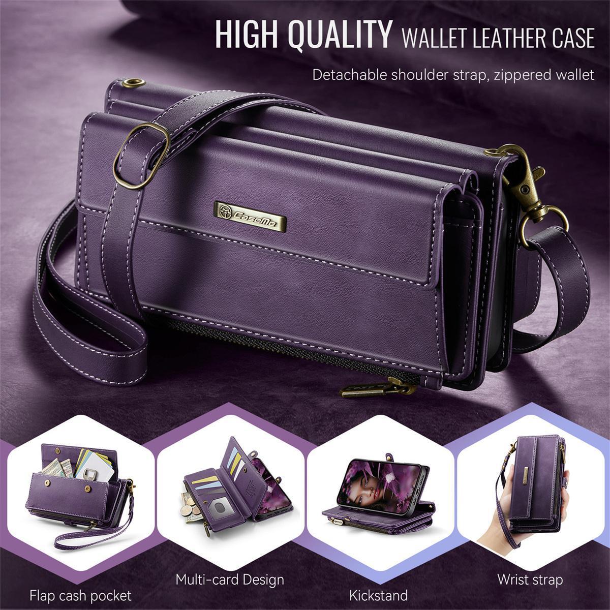 for iPhone 16e 16 Pro Max 16 Plus 16 Pro 16 Wallet Case, RFID Blocking Phone Case Women Men Kickstand flip Cover Wrist Strap Zipper Credit Card Holder Slots