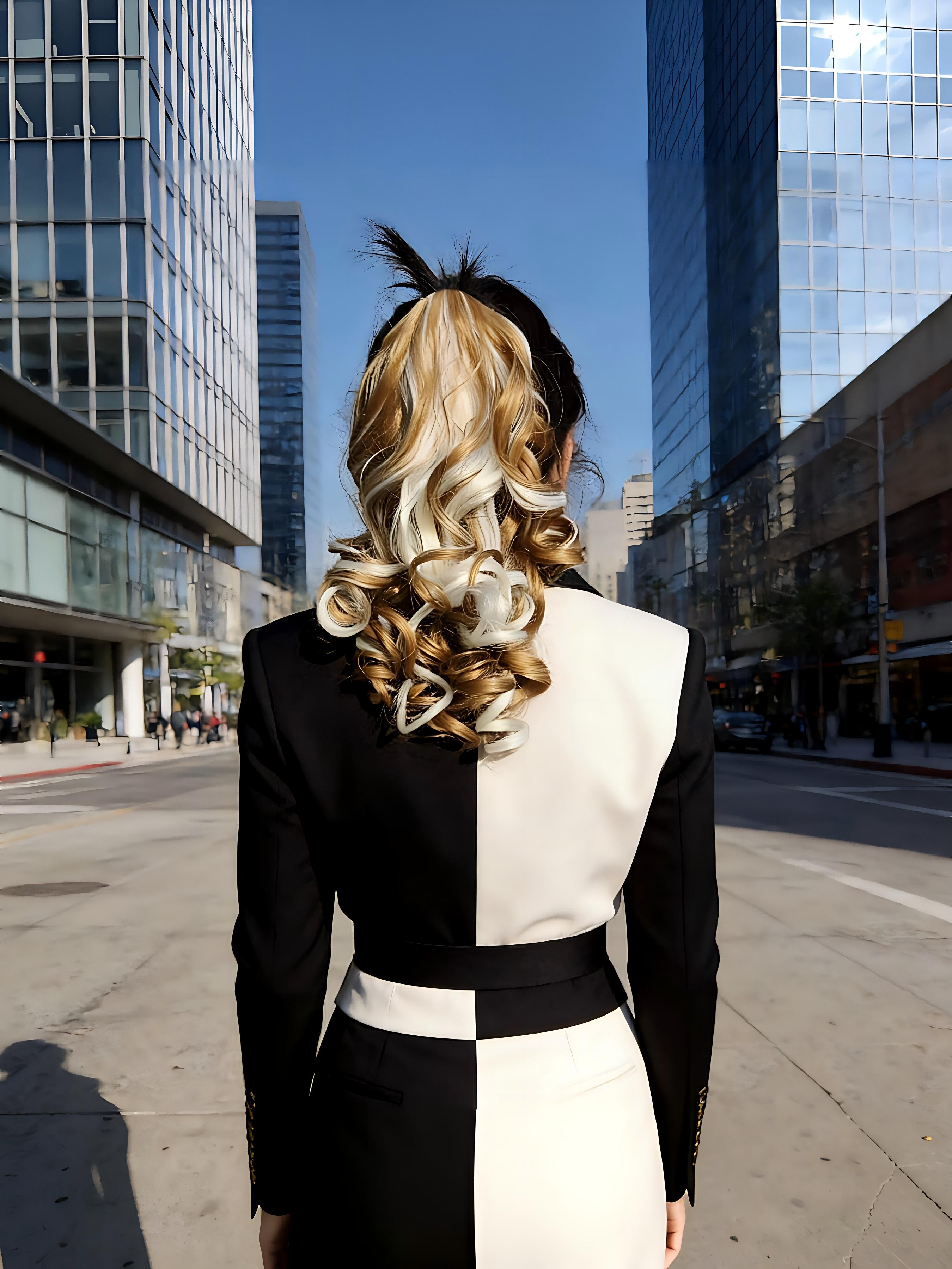 Multi-Color Claw Clip Ponytail Hair Accessory, 14 Inch Wavy Synthetic Fiber, Heat Resistant, Daily Use, Fashionable Hairstyle Solution