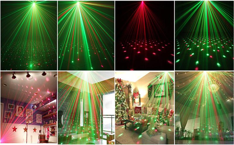 USB Powered Party Light, RGB Color Changing LED Stage Light with Remote Control, Sound Control Strobe Light for Party Home Show Bar Club Birthday KTV DJ Bar Karaoke