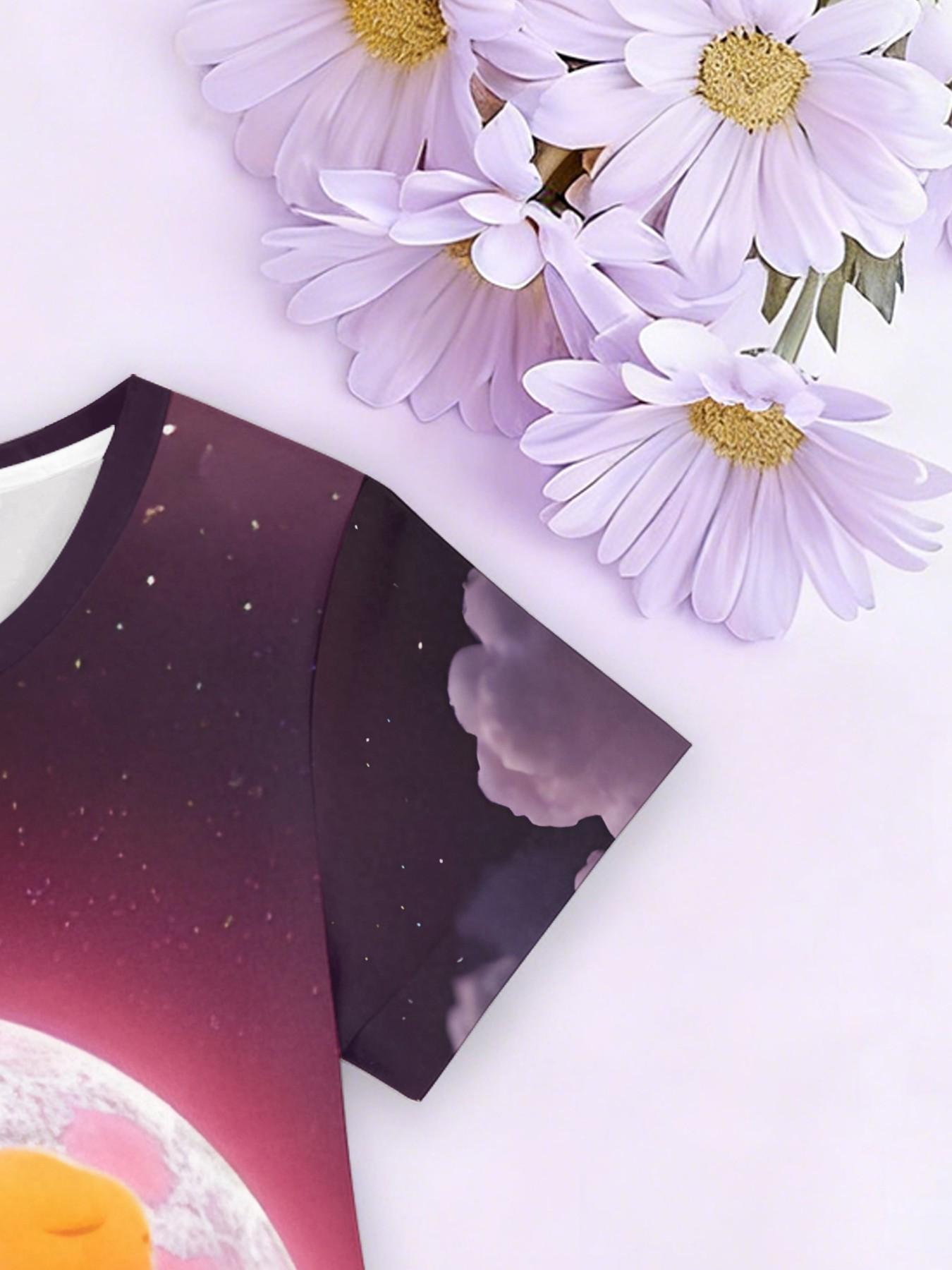 Paw Patrol Superhero Kids Dress, Dreamy Starry Print, Fashion Outdoor Wear, Birthday Gift, Holiday Gift, Casual Fitted Dress