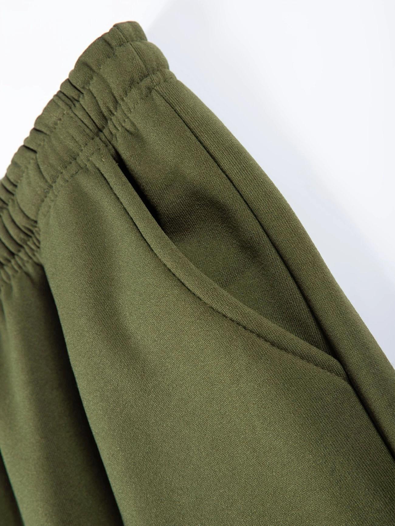 Men's Paris letter printed hoodie and drawstring sweatpants set