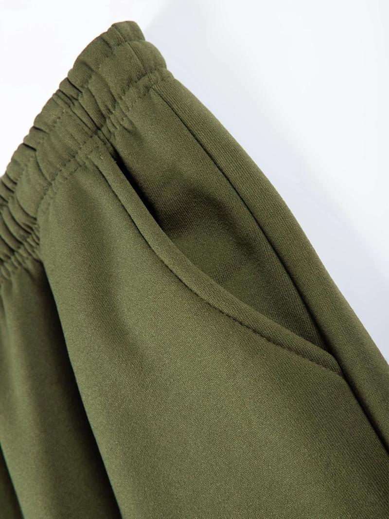 Men's Paris letter printed hoodie and drawstring sweatpants set