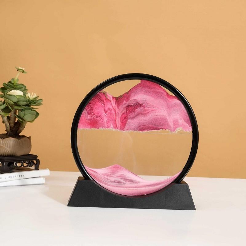 Creative Sand Art Decorative Hourglass, Office Living Room Desktop Bedroom Desk Decoration, Unique Home Ornament, Stylish Tabletop Accent