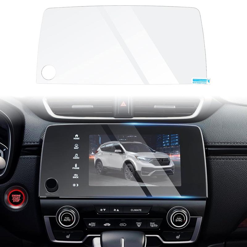 Canvcle 2017-2022 Honda CR-V CRV EX EX-L Touring 7-Inch Tempered Glass 9H Navigation Touchscreen Protector Film for Car Screen Protection & Smooth Touch