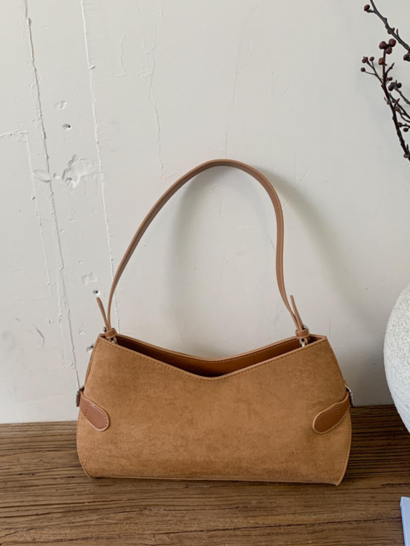 Women's Plain Striped Crossbody Bag, Stylish Versatile Elegant Shoulder Bag, Ideal for Daily Use and Travel, All Seasons, Crossbody Chain Bag