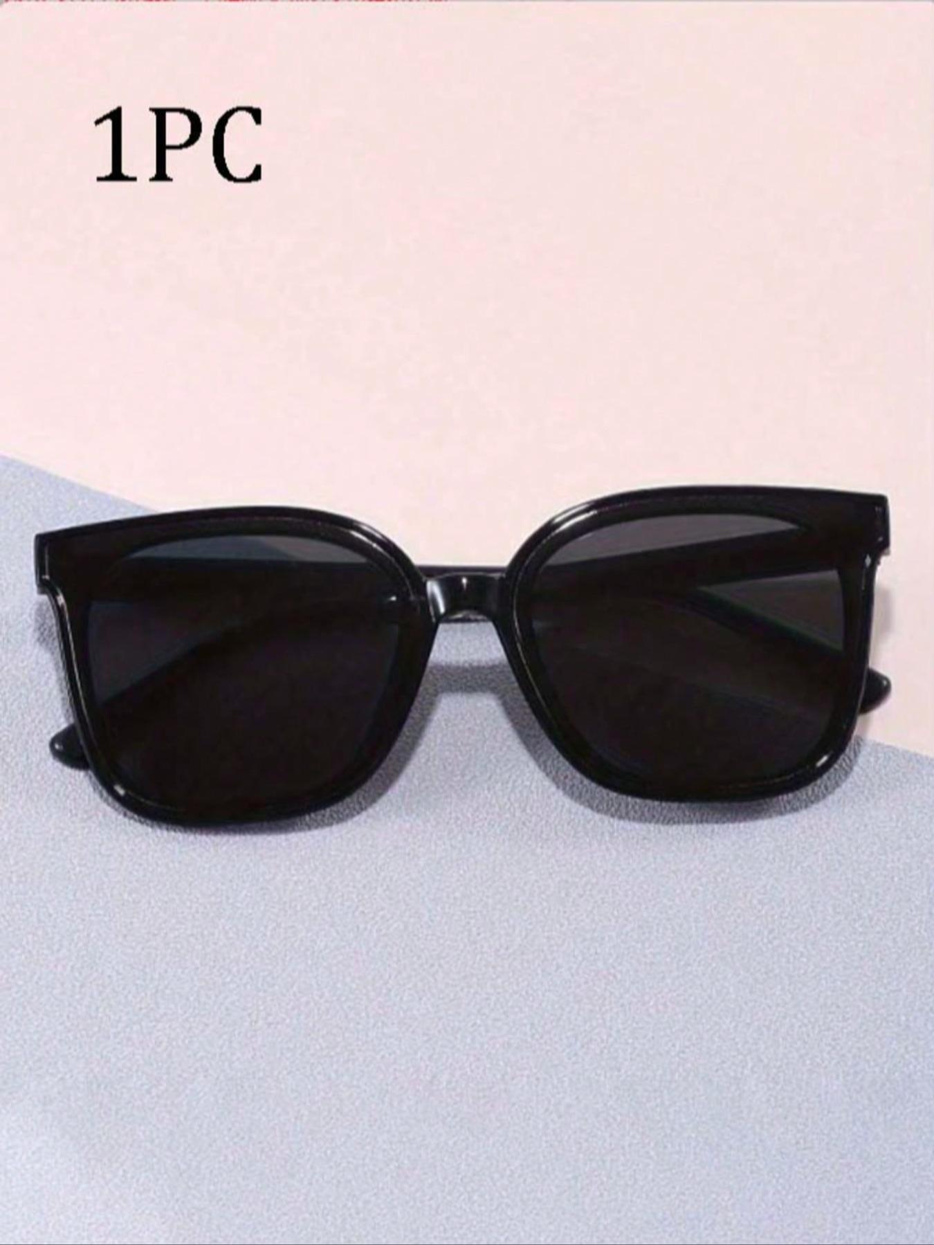 Vintage Square Kids Glasses, Casual Style PC Frame Lenses, Outdoor Hiking Decorative Eyewear, Children Fashion Sunglasses