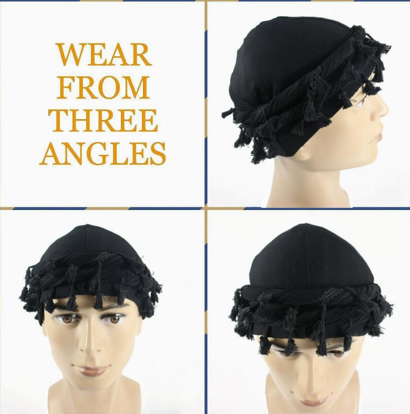 Stylish Vintage Twist Head Wrap for Women and Men - Luxurious Satin-Lined Turban Cap with Halo Design Stylish Vintage Twist Head Wrap for Women and Men - Luxurious Satin-Lined Turban Cap with Halo Design