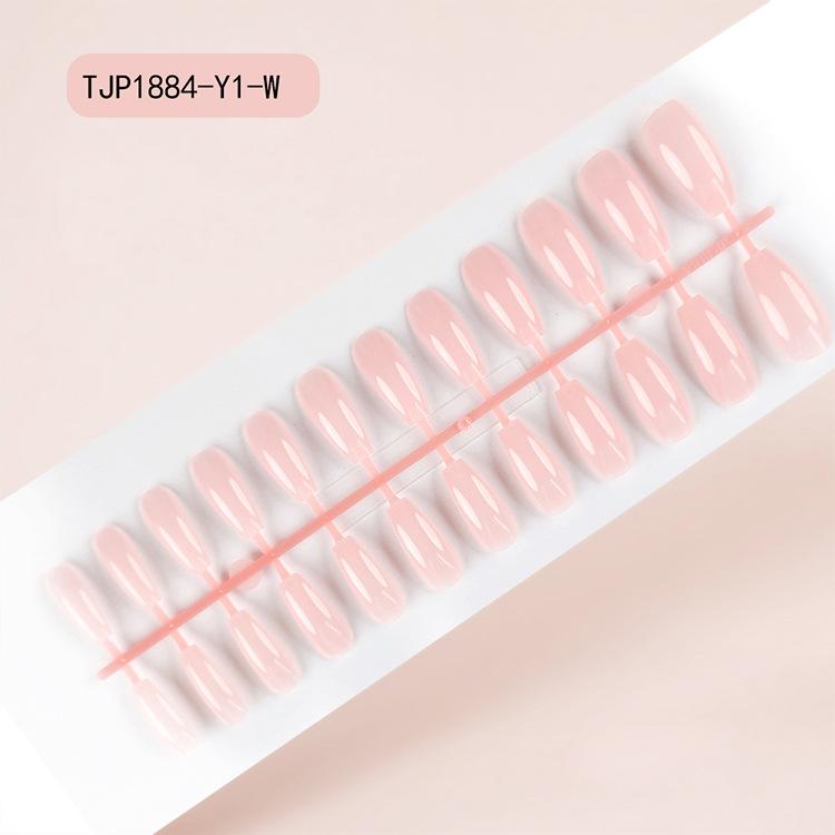 Solid color ballet nail tips wholesale, uncoated UV false nail patches, extra-long manicure press-on nails, Red Press on Nails Glossy Almond Shape Fake Nails Valentines Day Nails for Women