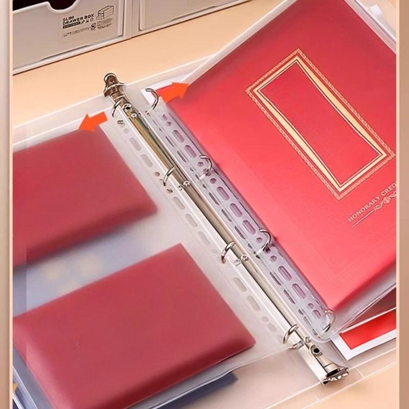 Multifunctional Document Organizer with Zipper, Birth Certificate Protector, Home Important File Storage Binder, Home Security Document Binder, Waterproof File Organizer, Certificate & Bill Archive Book, Family Document Storage Bag, Office Organizer