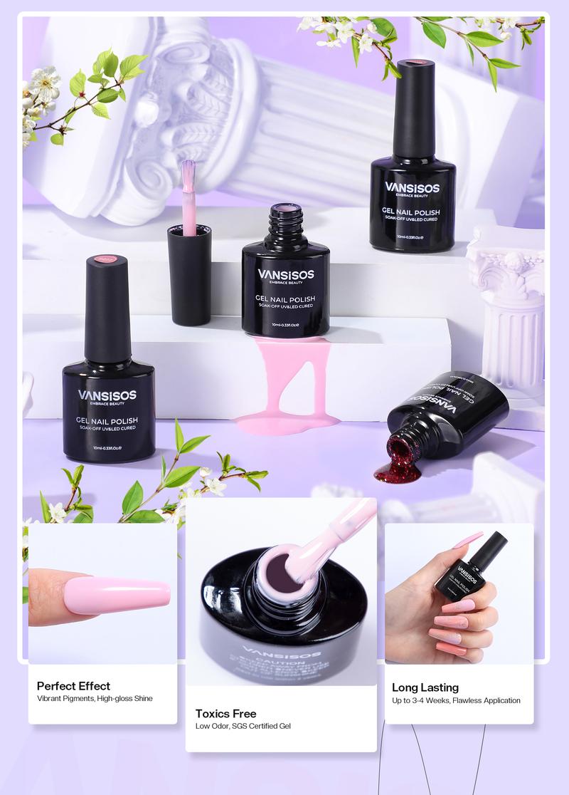 VANSISOS Acrylic Nail Kit ( with UV Lamp) Professional Acrylic Nail Charms for Beginners Acrylic Nail Set Full Acrylic Nail Supplies