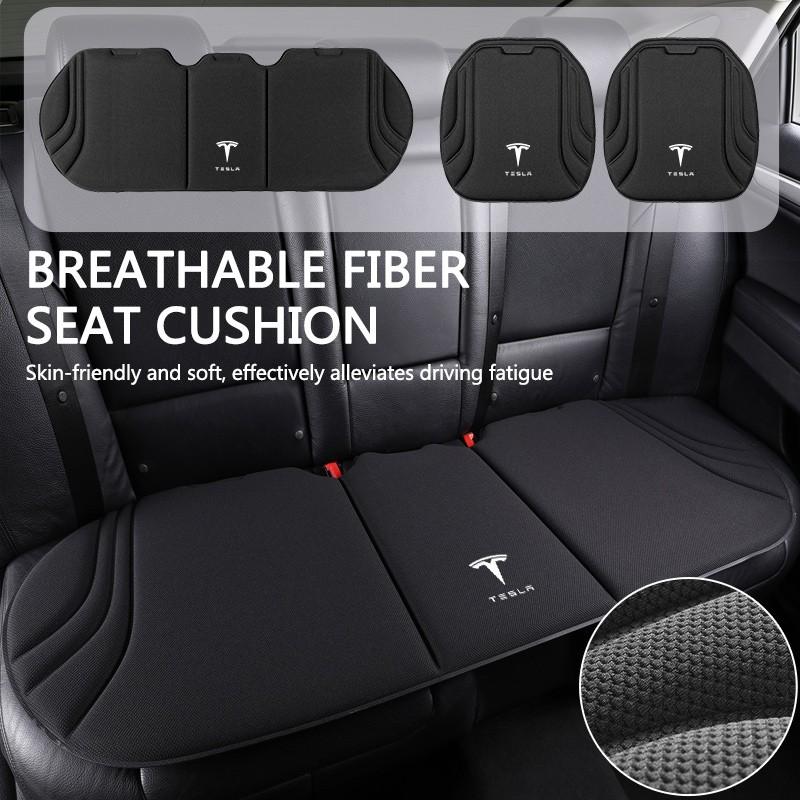 Car Seat Cushion Protector Universal Breathable Car Seat Protectors Auto Seat Protectors Seat Cover Mat For Tesla Model 3 Model X Model S Model Y Juniper 2023 Roadster